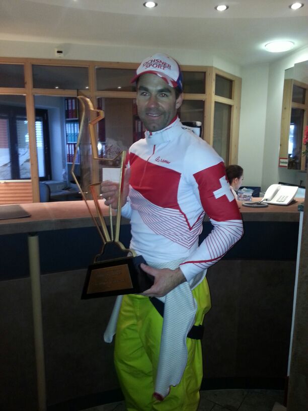 Didier Defago gagne le super-G de Kitzbuehel 2014