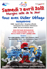 Affiche Fête des Champions 2012
